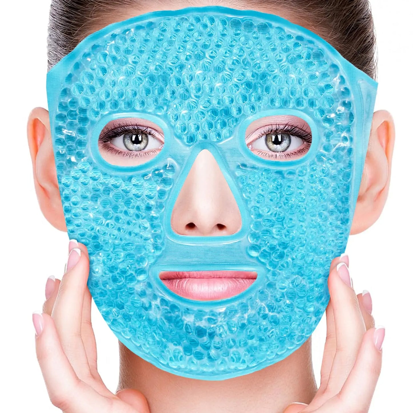 Cold Face Eye Masks Ice Face Mask Hot Cold Compress For Dark Circles Puffiness Cooling Face Masks For Women Man Skin Care Tools