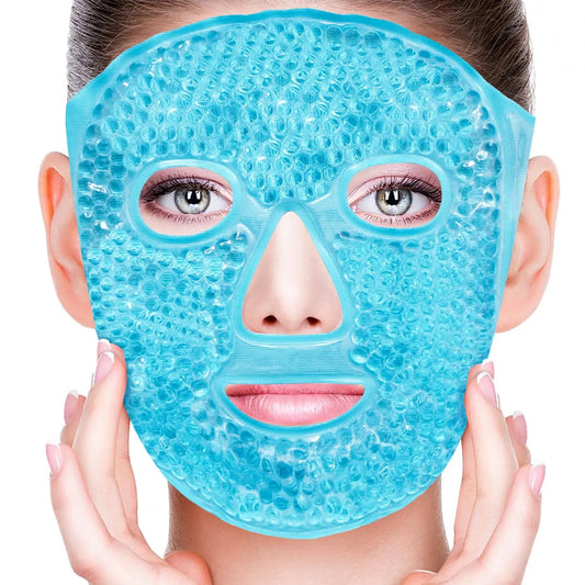 Cold Face Eye Masks Ice Face Mask Hot Cold Compress For Dark Circles Puffiness Cooling Face Masks For Women Man Skin Care Tools